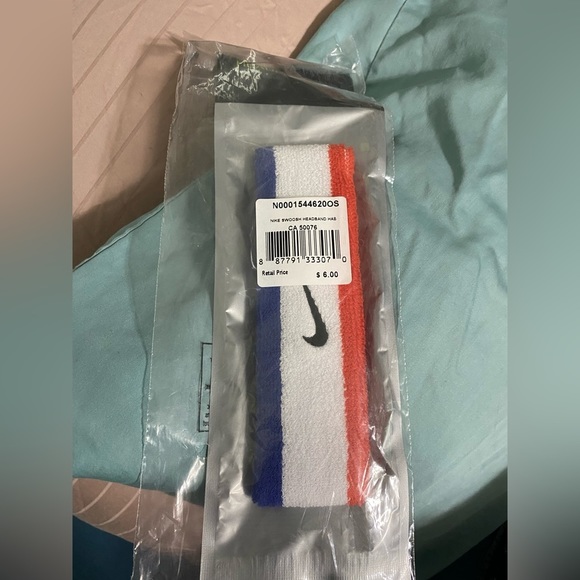 Nike Other - 7 NWT Nike Swoosh sweatbands/headbands - red white & blue.